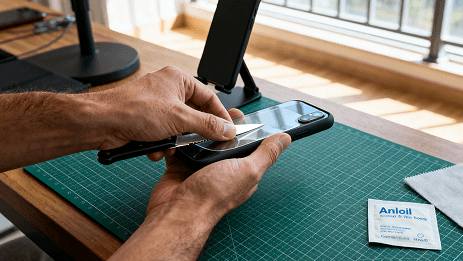 A collection of various electronic devices and repair tools.